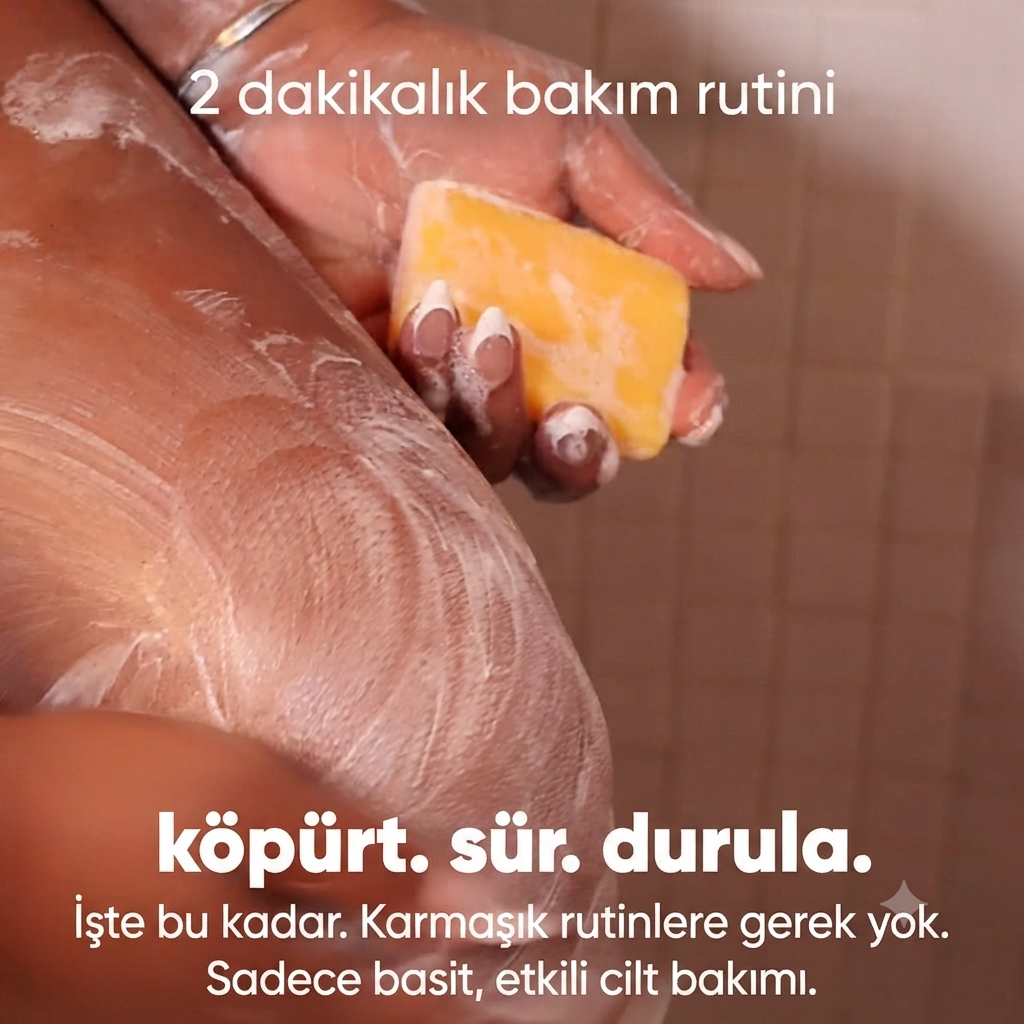 Limon, Zerdeçal ve Kojik Asitli Aydınlatıcı Sabun