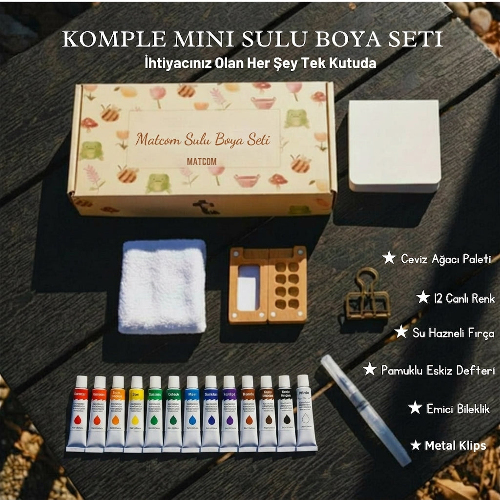 Mini Sulu Boya Seti