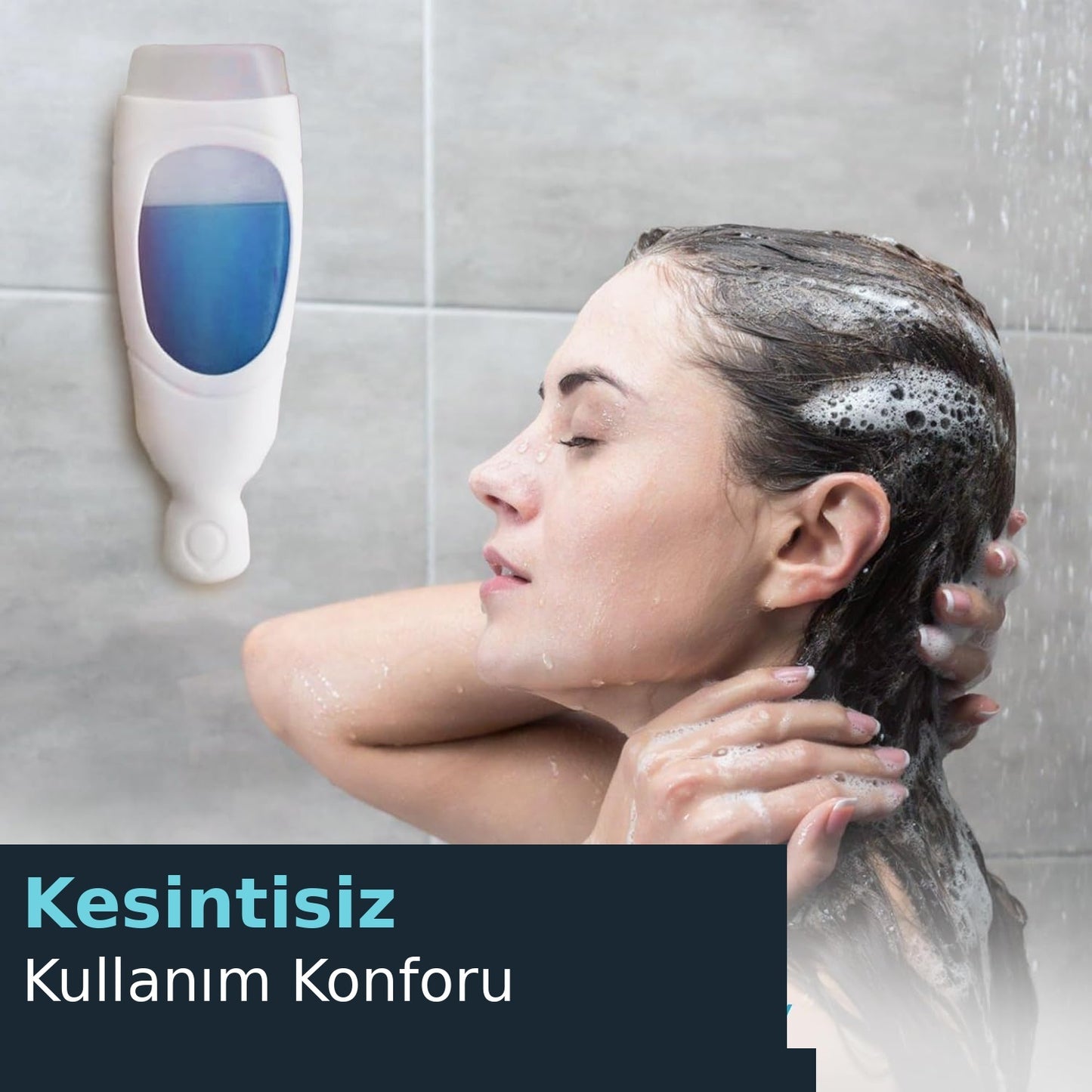 Matflow Duvara Monte Silikon Şampuan Dispenseri